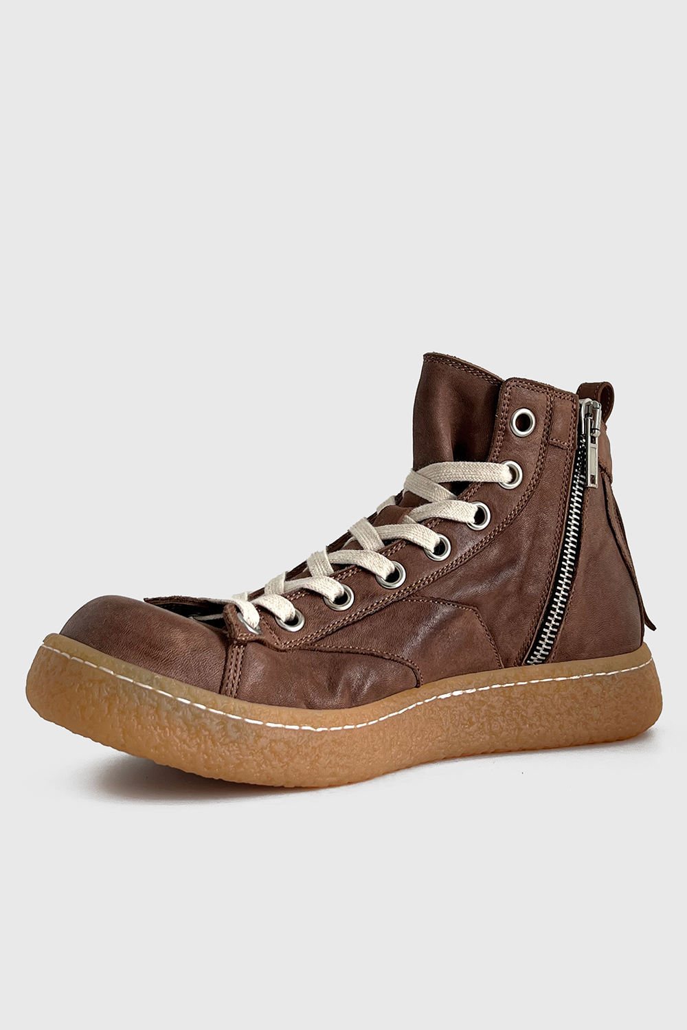 [이모셔널 스니커즈] Horse leather Mid_Vintage Brown